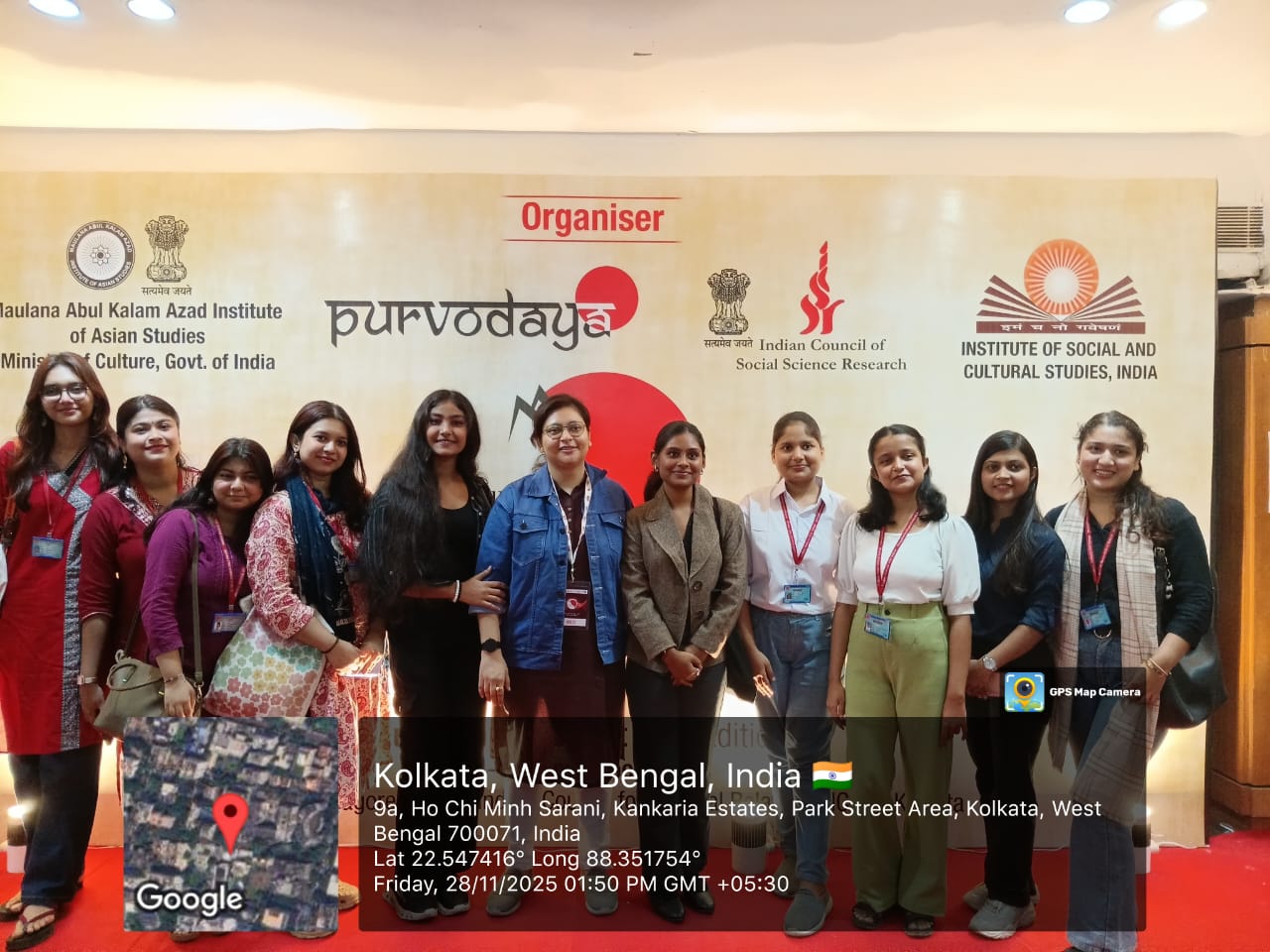 Department of ASPV visit to ICCR for Purvodaya- organised by Institute of Social and Cultural Studies, India